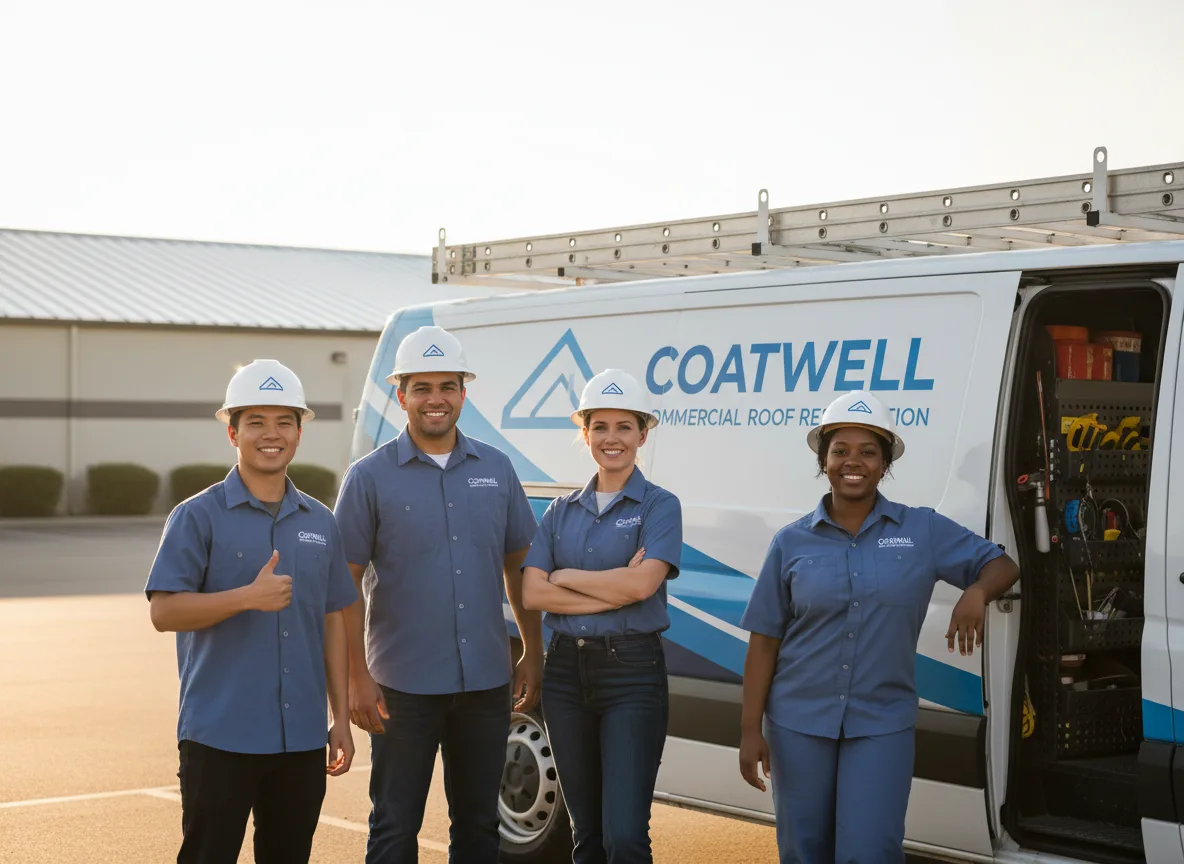 Commercial roof coating company in Saint Charles, MN